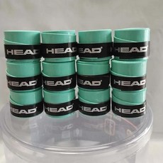 헤드 오버 미끄럼 방지 테니스 라켓 스웨트 밴드 충격 흡수 테이, 3.끈적끈적한 녹색, 1개