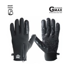 GMAX 橡膠防寒手套 GMS3001, 黑色, 1個