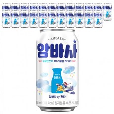 밀크소다 암바사 345ml, 24개