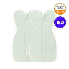 나비잠 신생아 속싸개 순면 민트(M) 2EA 스와들