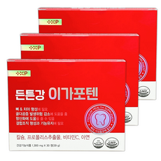 잇몸 출혈 염증 내려앉음 면역력 한번에 먹는 고흡수 건강 케어 영양제 뼈 와 이가탄탄하게, 3세트, 30정