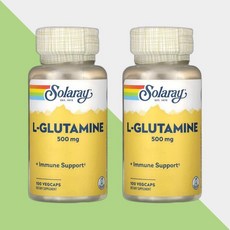 솔라레이 엘 글루타민 500mg 100캡슐 아미노산 L Gultamine 2개