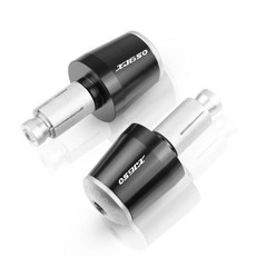 모토 핸들바 기어 밸런스 플러그 슬라이더 엔드 캡, 1개, 3. BLACK SILVER