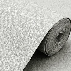 Fowod 린넨 벽지 자체 접착 방수 방습 곰팡이 방지 벽지 벽지 리노베이션 벽 스티커 길이 10m 20m, 회색