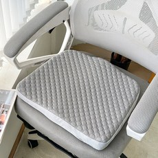 Frokom 체중분산 자세교정 무중력 기능성 냉감 쿨 방석 젤 쿠션 + 사계절커버, 그레이