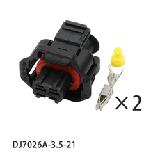 1928404226 자동차 연료 노즐 2P 암수 플러그 하니스 외장 단자 DJ7026A-3.5-11/21, 01 Female