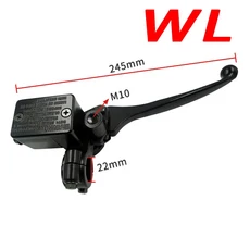 [호환] 유니버설 7/8인치(22mm) 오토바이 브레이크 펌프 프론트 마스터 실린더 유압 레버 (먼지/흙길 ATV