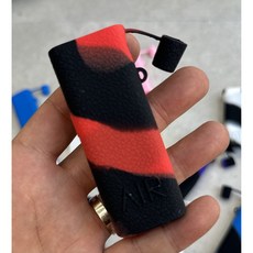 발라리안 에어 AIR 호환 실리콘 케이스 전자담배 위생캡 뚜껑, 1개, 블랙레드