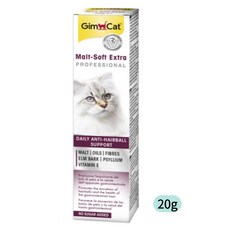 짐펫 짐캣 몰트소프트 20g 고양이 영양제(26/9월), 헤어볼, 1개