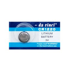 HITAKA CR1220(5알) 리튬건전지 3V 수은전지 코인건전지, 5개입, 1개