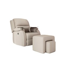 패디큐어 전동 리클라이너 리프트 체어 소파, 전동 리클라이닝 173도 + 사이즈 스툴