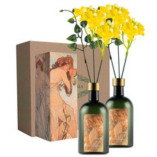 라플로리아 꽃 디퓨저, 2개, 500ml, S2한가득꽃집향/A11자스민꽃(소)L12/옐로우