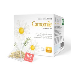 티메이드 유기농 캐모마일 삼각티백, 1박스, 10개입, 1.1g