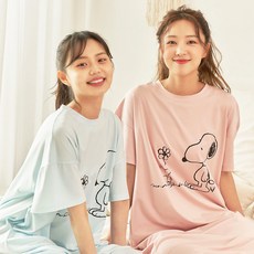 안파 원피스 잠옷 파자마 스누피 피너츠 정품 ANPA32