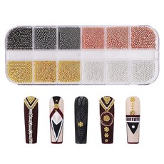 네일 브리온 네일 파츠 브리온 메탈 브리온 4색 골드 실버 로즈 골드 블랙 브리온 파츠 네일리셰 네일 젤네일 레진 대용량 타입 금속 파트(A)