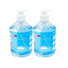 3m NEW 새니타이저 손소독제, 500ml, 2개