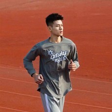 美式速幹長袖T恤跑步投籃訓練外穿上衣網眼排汗透氣打底T恤投籃服