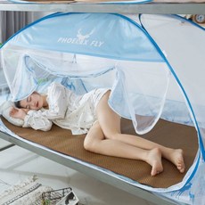 난방텐트 원터치 사각 보온 방한 2층 침대 수면 텐트 텐트