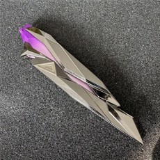 肥婆奶奶 特戰英豪 無畏契約 奇點2.0 瓦羅蘭 模型刀 遊戲周邊 耍帥神器 折疊刀 潮玩道具, 1個, 塑膠-漸變紫