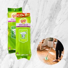 3M 부직포정전기청소포 표준형 60매 부직포청소포 정전기 막대걸레용 머리카락 밀대 먼저, 1개