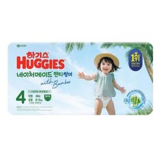 하기스 네이처메이드 썸머 팬티형 기저귀 남여공용, 48매, 4단계