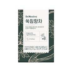 닥터밀리브 쑥침향 블렌딩 티백차 1g x 10T, 3박스, 10개입