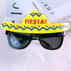 파티 선글라스 생일 파티 안경, 1개, A85.멕시코모자 안경
