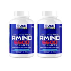 Usn 全譜胺基酸 6500, 2罐, 180顆