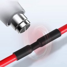 케이블 보호필름 전선 정리 열 숙축튜브 슬리브 3mm, 블랙 1m_3.0mm