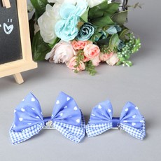 팝앤퍼피 롤리팝헤어핀2종, 블루, 1개