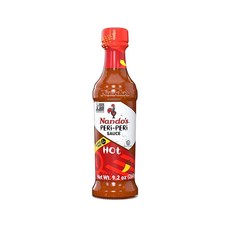 Nando's 핫 페리페리 소스 - 글루텐 프리 - GMO 프리 l 258g, 1개