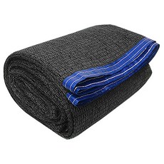 그늘애 차광막 95% 흑색 2면 4면 봉재 UV 그늘막 차광망 차양막 햇빛차단 햇빛가리개 옥상 세차장, 95% 3mx4m(4면봉재)+로프10m