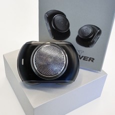 픽샷 휴대용 여행용 전동면도기 완전방수 건식 습식 전기면도기, 카키