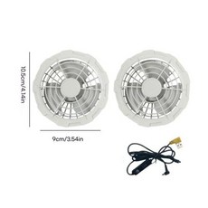 아이스 선풍기 조끼 USB 내열성 에어컨 의류 웨어러블 쿨링 3 단 기어 캠핑