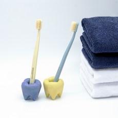 도자기 치카홀더 어금니 칫솔꽂이 세라믹 욕실 정리 인테리어 장식 소품, 스카이