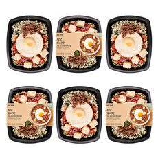 굿스푼 저당 식단 도시락 직장인 점심 저당 소고기강된장비빔밥 210g 6팩 1세트 1260g (냉동)