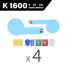 액정 보호 필름 오토바이 스크래치 클러스터 스크린 대시보드 계기판 BMW K1600B K 1600 그랜드 아메리카 K1600GT K1600GTL 용, quantity- 4