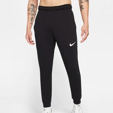 Nike M DRI-FIT 錐形棉滌混紡夏季訓練褲黑色 PG6709-010