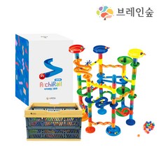 혜명잡화마트 (브레인숲) 아키레일 그로우(Grow) 구슬트랙 구슬레일 학습교구 협동놀이 블록장난감