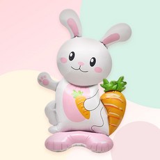 [파티지] 동물풍선 / 토끼풍선 강아지 곰돌이 호랑이 풍선, AM_I_풍선 입체_서있는 토끼