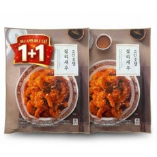 조선호텔 새우튀김에착붙은매콤한 칠리새우 새우튀김/칠리소스 1+1세트메뉴, 1세트, 1kg