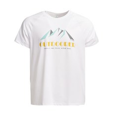 WOAWOA 涼感循環 山岳線條 T-shirt