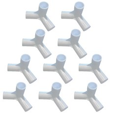 텐트 커넥터 캐노피 고정 내경 16mm 플라스틱 방향 캠핑 부품 10, 90 degr t, 1개