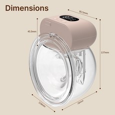正品免手扶智能穿戴式電動吸奶器無線雙邊全自動一體式便攜吸乳器, 1個, 現貨！單邊8012-粉色24mm:如圖