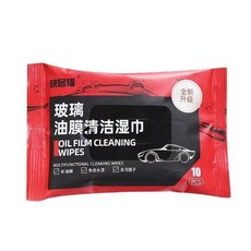 汽車玻璃油膜去除清潔濕巾 車窗油膜剋星, 1個, 快客貓 玻璃油膜清潔溼巾50g,無規格