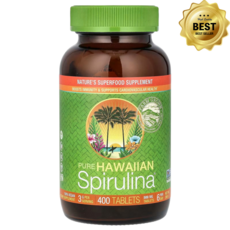 뉴트렉스하와이 퓨어 하와이언 스피루리나 Pure Hawaiian Spirulina 3g 400정, 1개