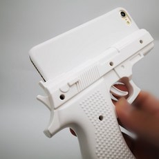 실리콘건 실리콘튜브 폰 2 프로 맥스 X XS XR 7 8 플러스 총 커버 재밌는 모양의, iPhone XR, 03 White, 1개