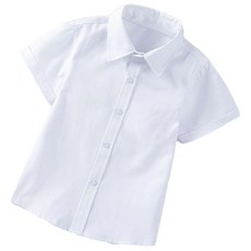 아동 반팔 화이트셔츠 남아흰남방 주니어와이셔츠