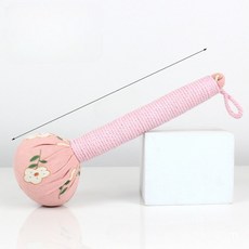 노아벨 천연 쑥 허브 방망이 마사지 봉, 핑크, 1개