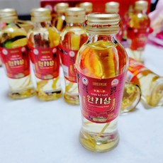 수분보충 피로회복 비타민 자양강장제 골프 활력 인삼음료 원기삼 드링크 10병, 120ml, 1박스